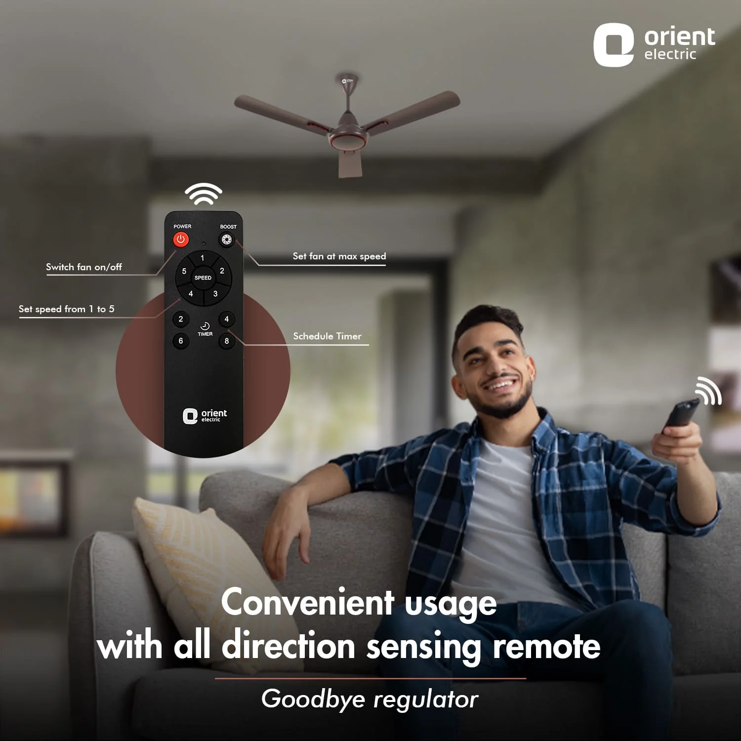 Hector Deco BLDC Ceiling Fan with Remote - Image 14