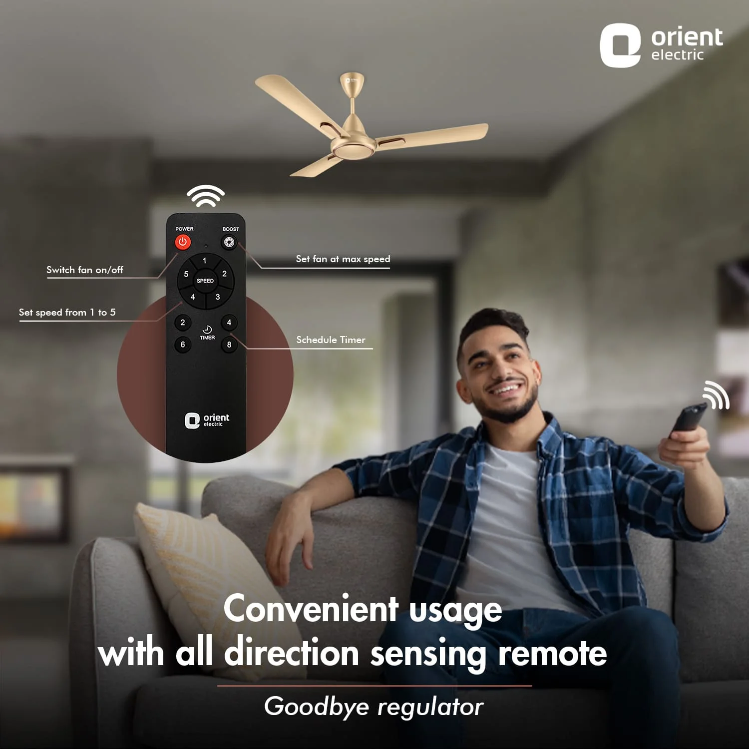 Hector Deco BLDC Ceiling Fan with Remote - Image 22