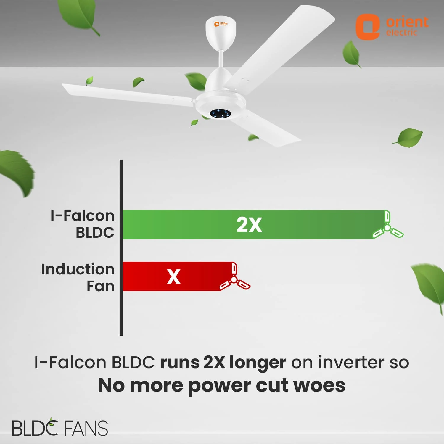 I-Falcon BLDC Ceiling Fan With Light & Remote - Image 11