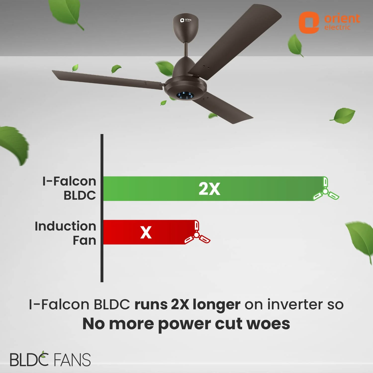 I-Falcon BLDC Ceiling Fan With Light & Remote - Image 28