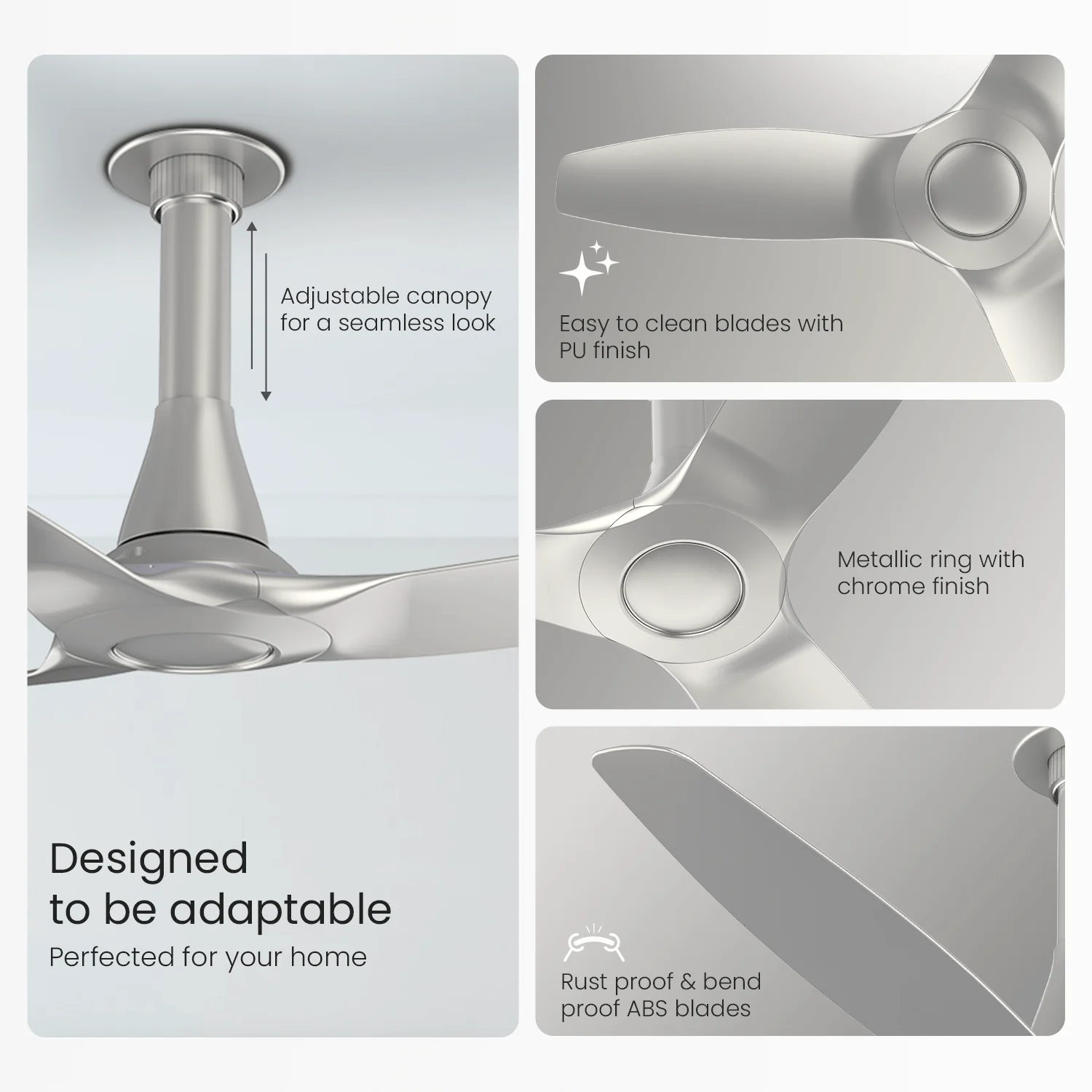 Aeroquiet Neu BLDC Pro Ceiling Fan | Whisper Quiet | Remote Controlled - Image 30