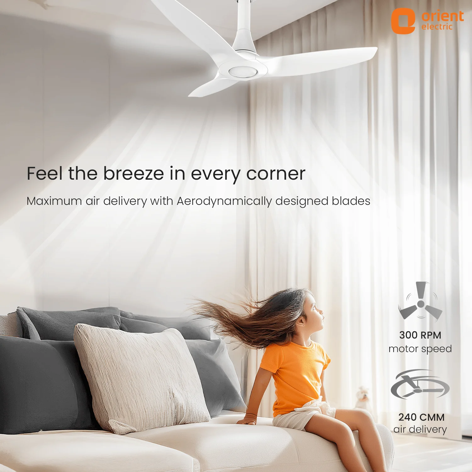 Aeroquiet Neu BLDC Pro Ceiling Fan | Whisper Quiet | Remote Controlled - Image 4