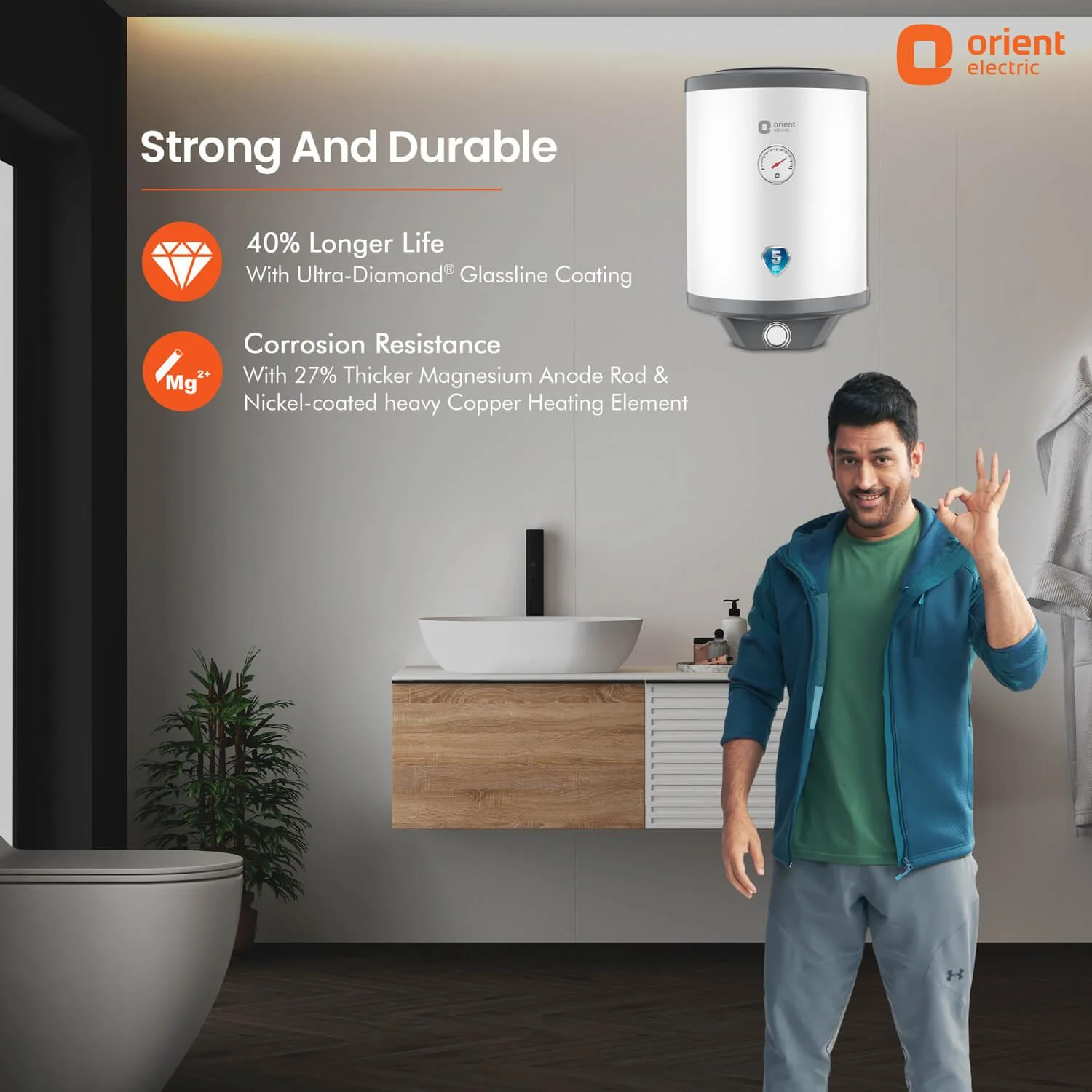Aquanaut Water Heater (Geyser) | 5-Star Rated | Free Installation | Temperature Indicator | High-Rise Compatible - Image 20