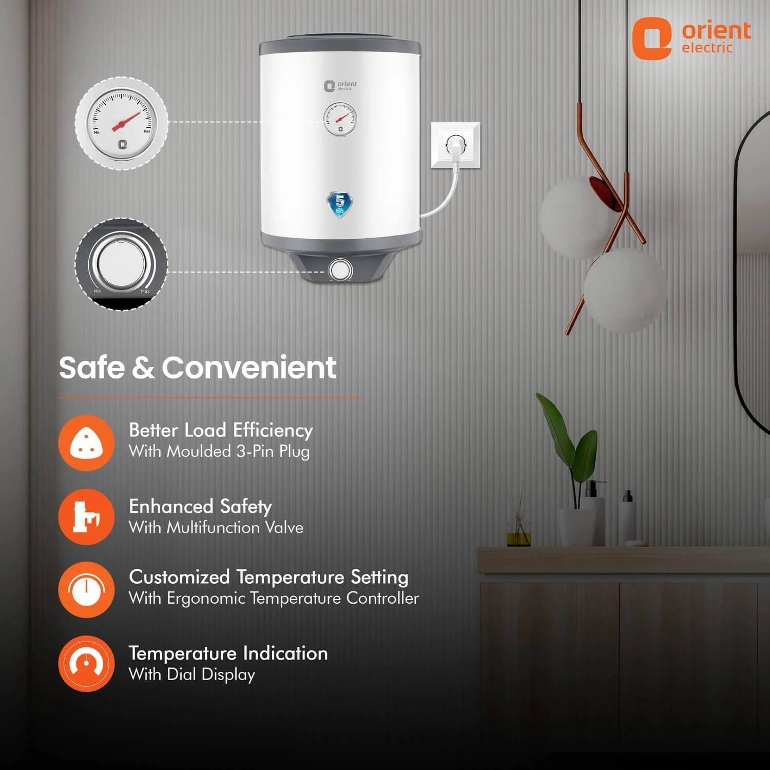 Aquanaut Water Heater (Geyser) | 5-Star Rated | Free Installation | Temperature Indicator | High-Rise Compatible - Image 23