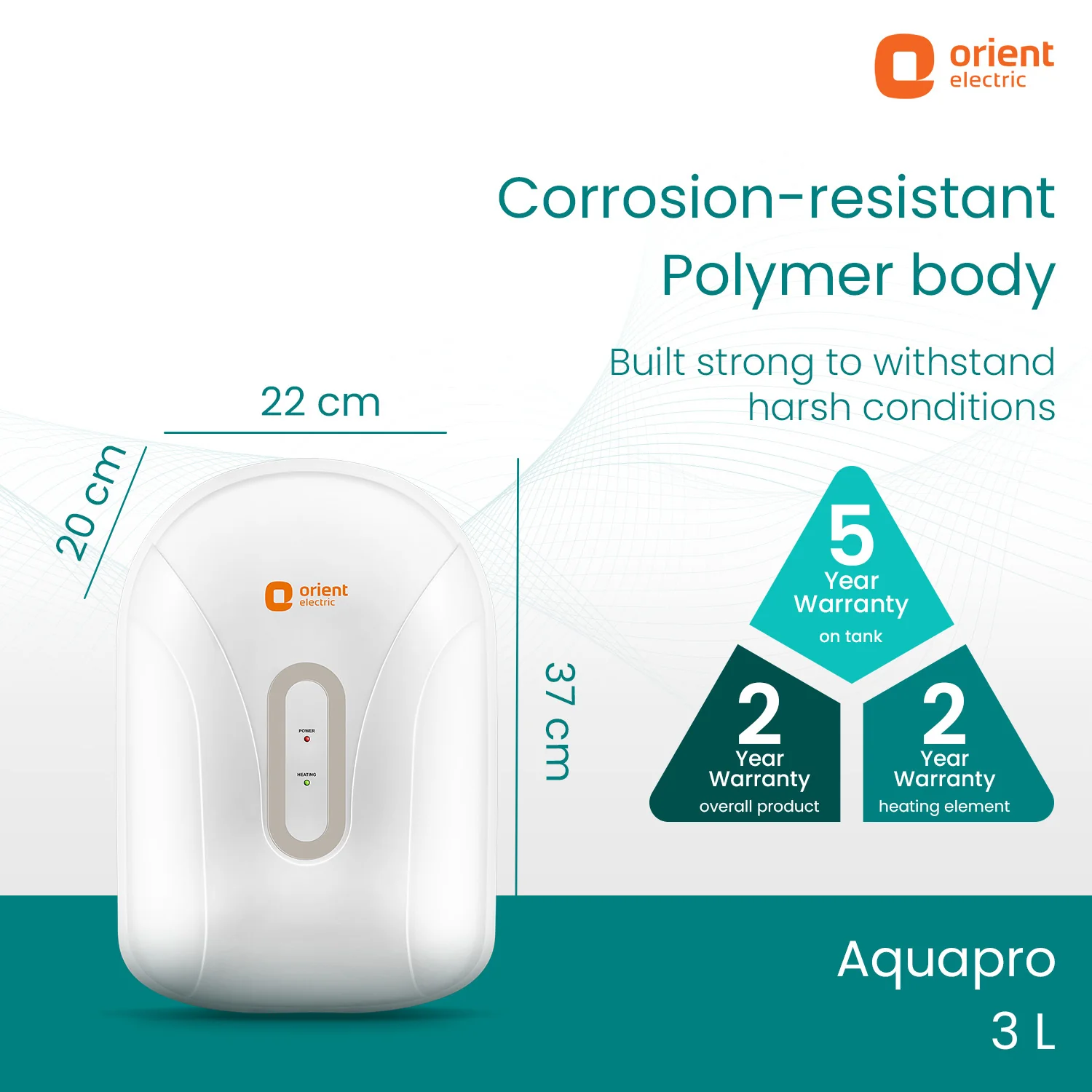 Aquapro 3L Instant Water Heater (Geyser) - Image 5