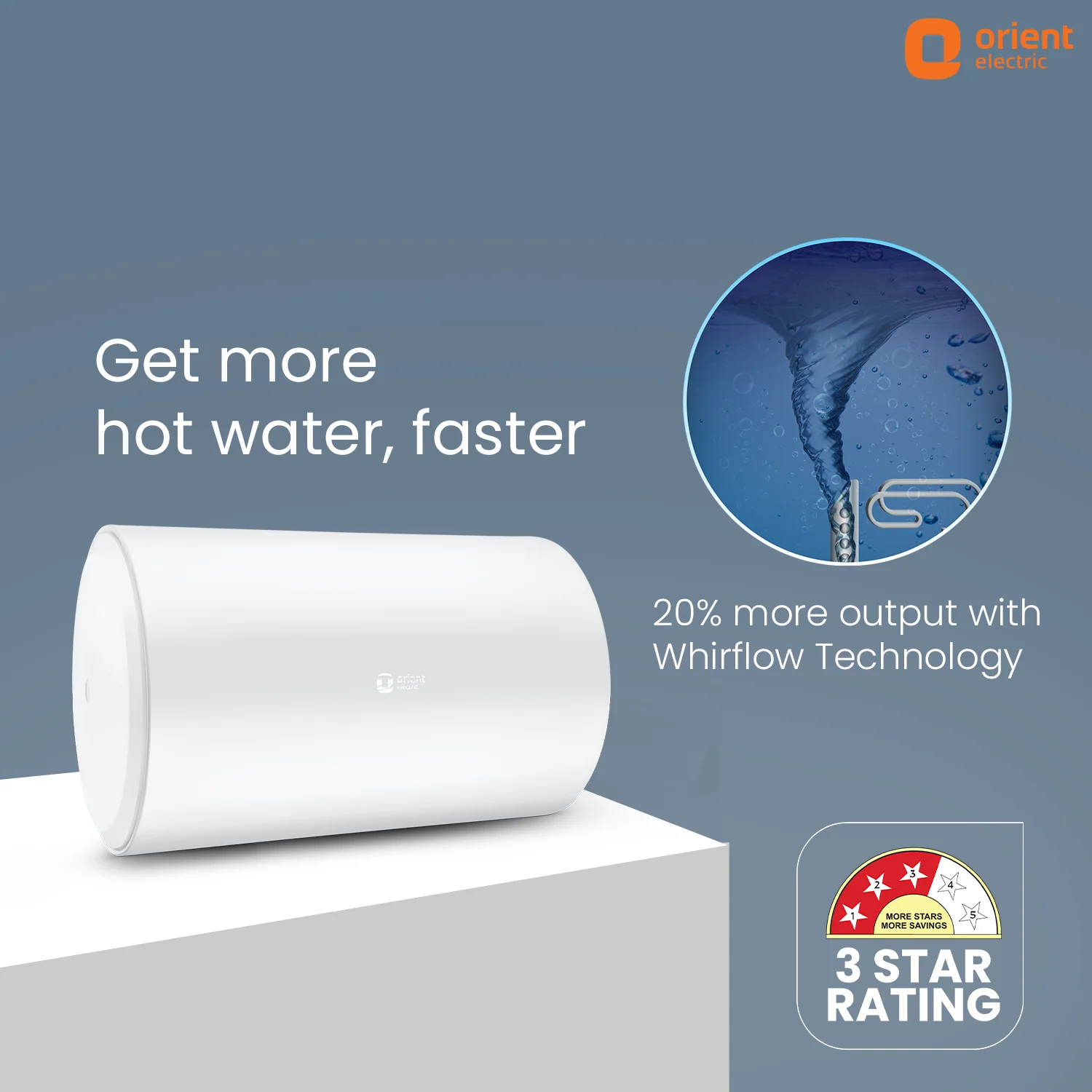 Aquaslim Horizontal Water Heater (Geyser) | Glass Coated Heating Element | Warranty: 7 Yr Tank, 2 Yr Comprehensive - Image 8
