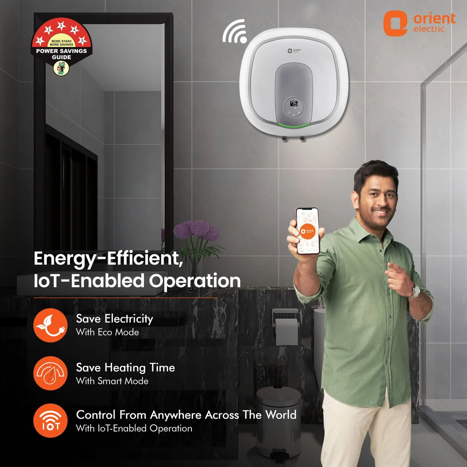 Aquator IoT 5 Star Water heater (Geyser), Suitable for High-rise Buildings | 7 year Tank Warranty | Free Installation and Connecting Pipes | Geyser with Temperature Control - Image 11