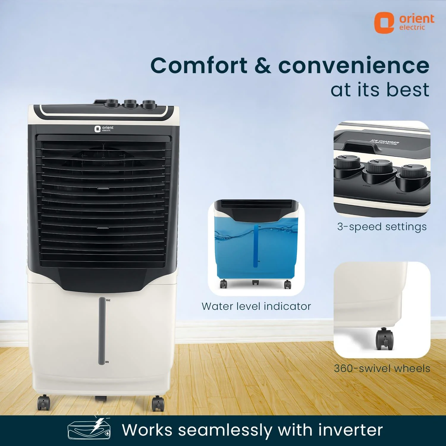 Avante Desert Air Cooler with Honeycomb Pads - Image 10