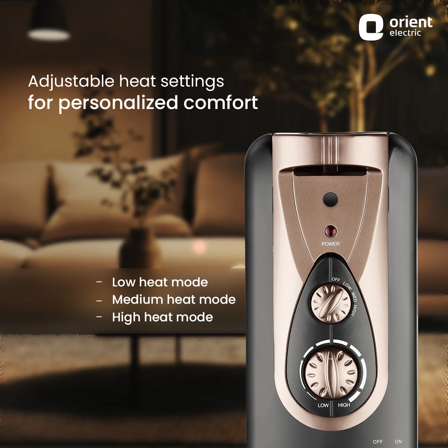 Comforter Collection 2900W /13 Fin Oil Filled Room Heater - Image 5