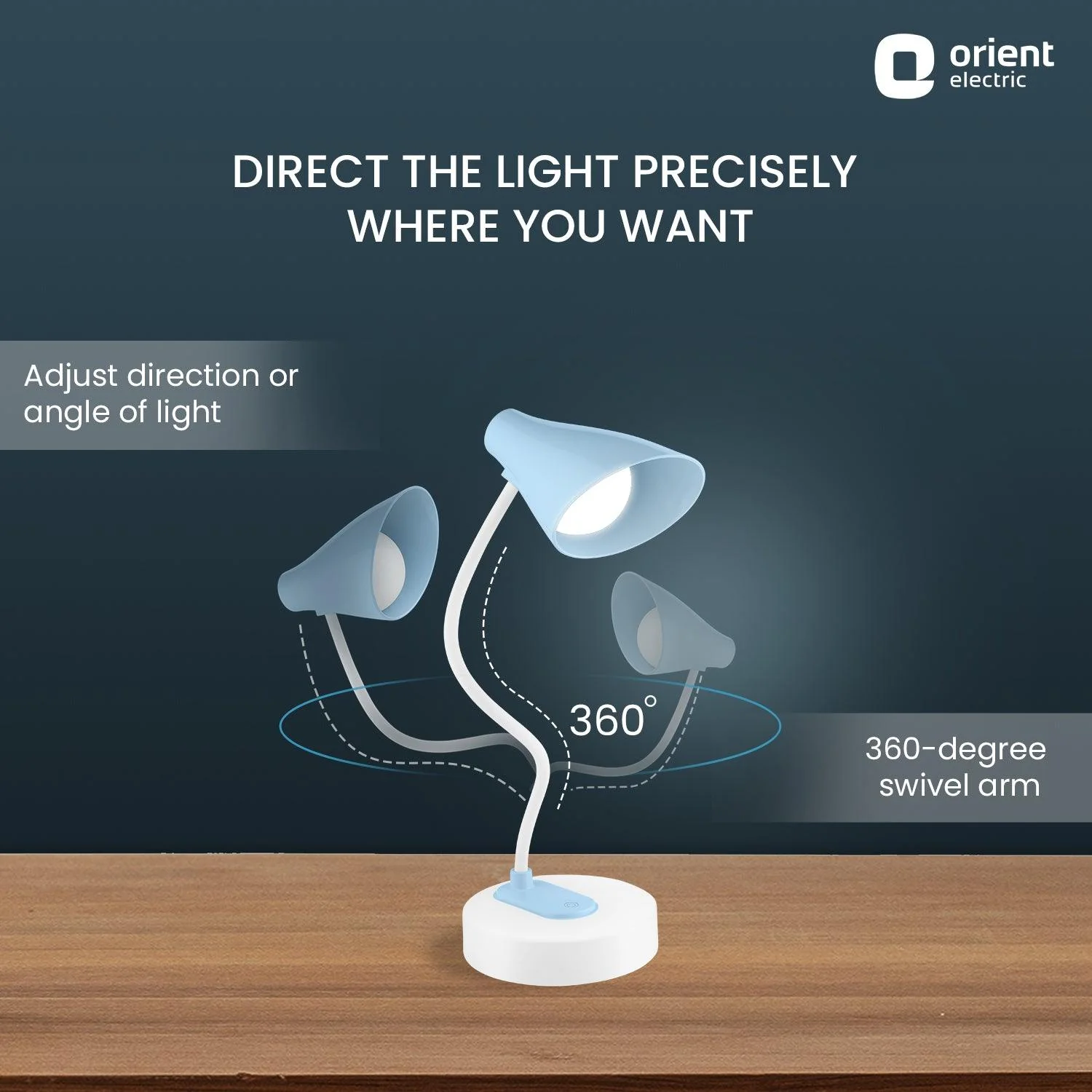 Crescent Emergency LED Desk Lamp - Image 5