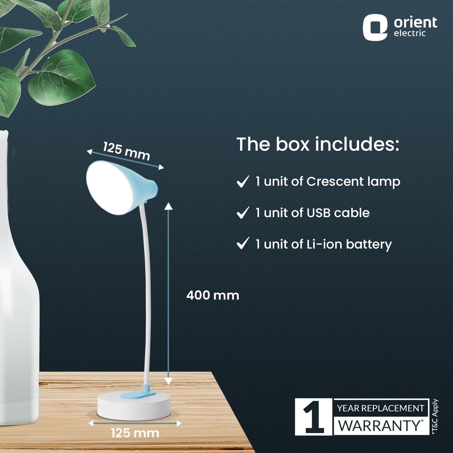 Crescent Emergency LED Desk Lamp - Image 8