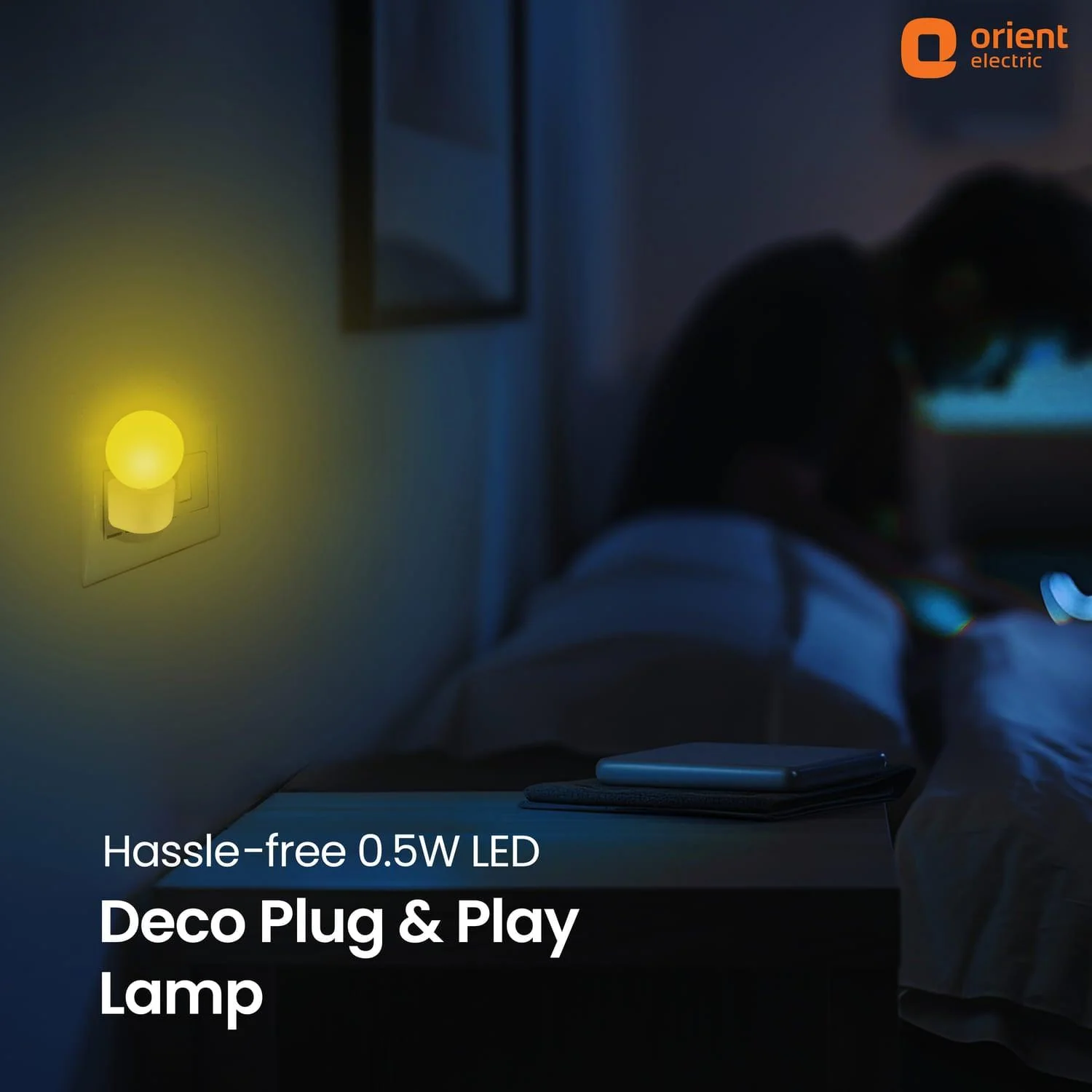 Deco Plug n Play LED 0.5W Night Lamp | 2 Pin Socket Easy Plug In | Glare-free Brightness - Image 12