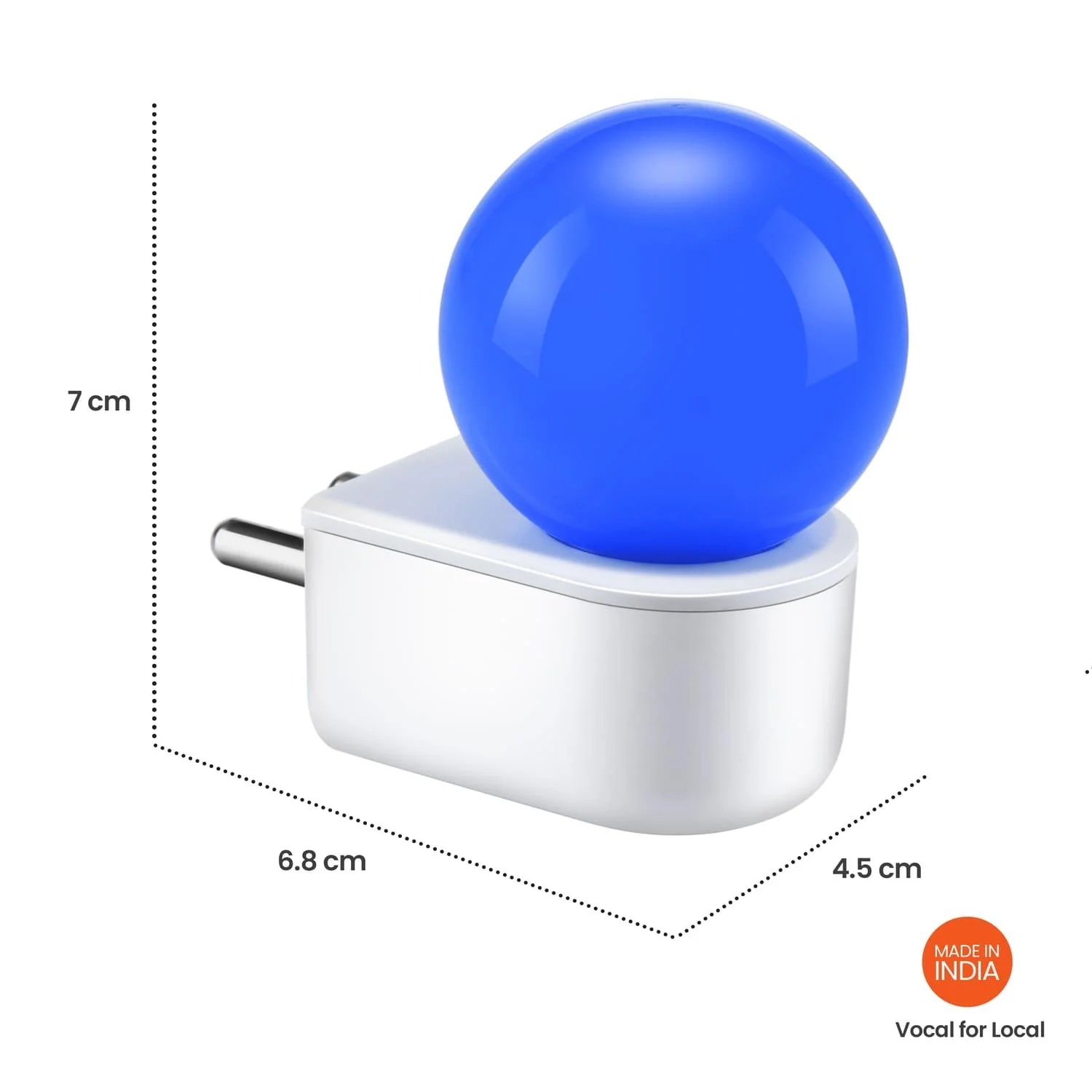 Deco Plug n Play LED 0.5W Night Lamp | 2 Pin Socket Easy Plug In | Glare-free Brightness - Image 21