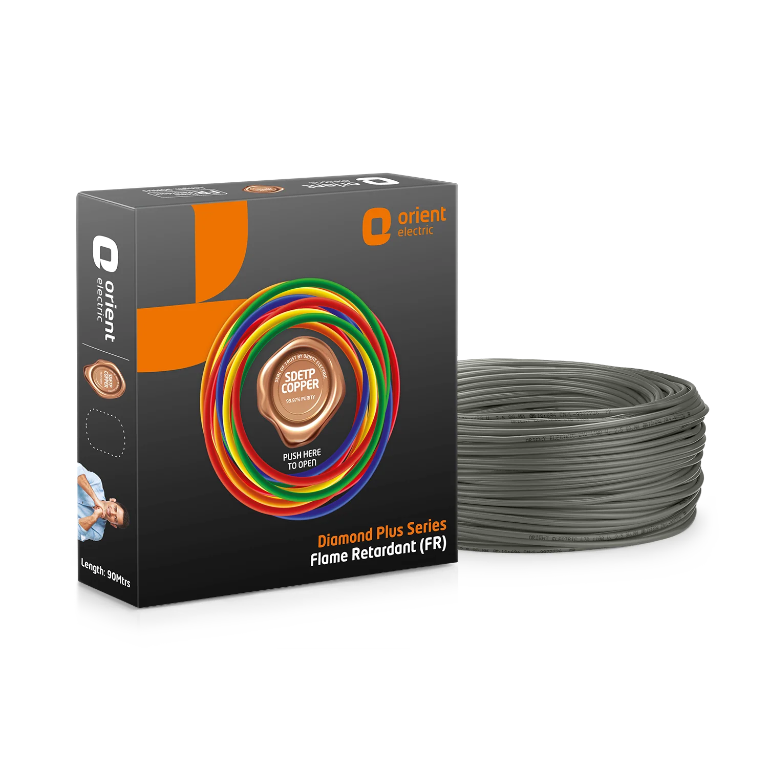 DIAMOND PLUS SERIES 90 Meter 1100W Flame Retardant Wire - Image 6