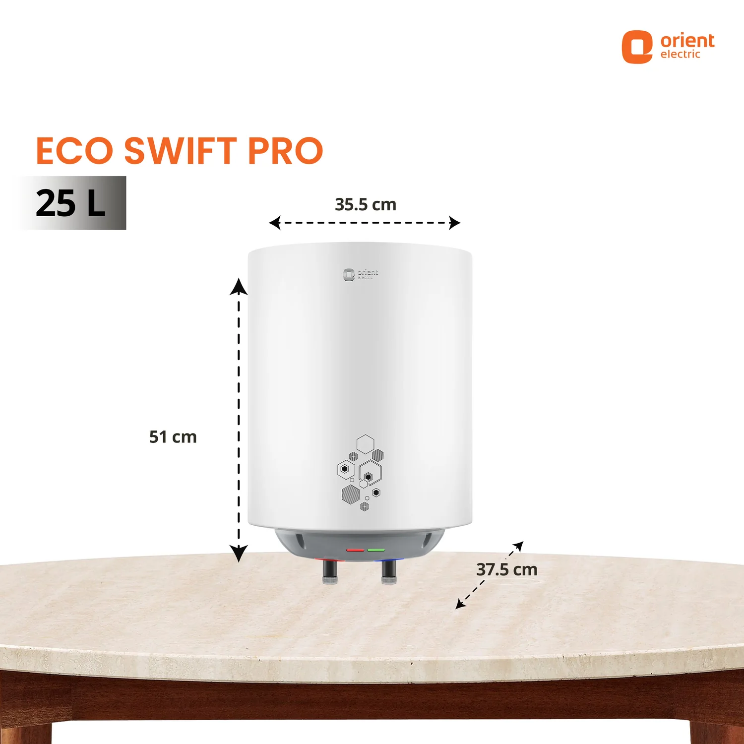 Ecoswift Pro Water Heater (Geyser) | Rust Proof Water Heater for Home Bathroom | 5 Years Warranty - Image 10