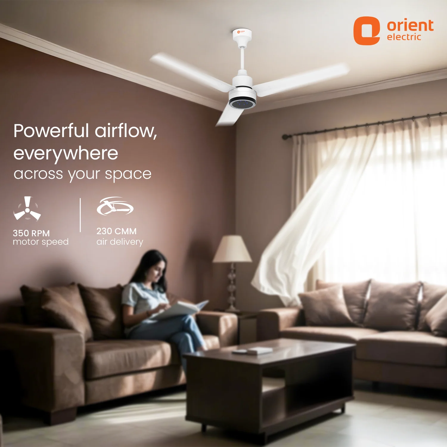 Ecotech Prime CX 5 Star BLDC Ceiling Fan with LED Indicator Light - Image 27