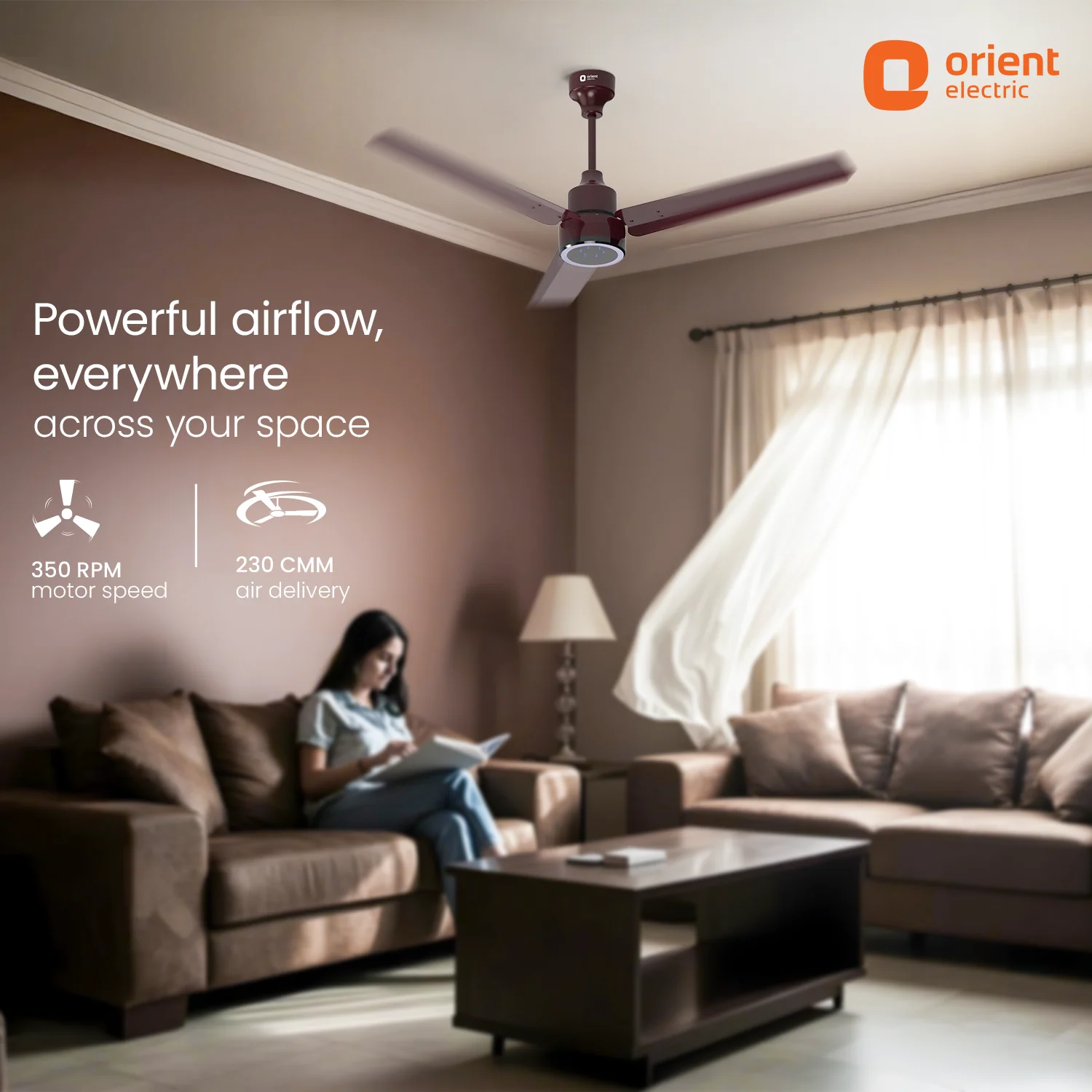 Ecotech Prime CX 5 Star BLDC Ceiling Fan with LED Indicator Light - Image 35