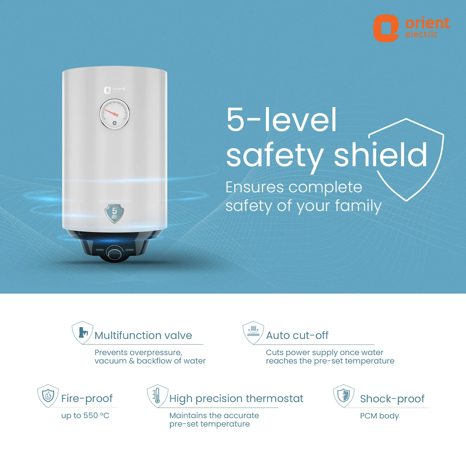 Enamour Classic Neo 5 Star Rated Glassline Tank Storage Water Heater (Geyser) - Image 21