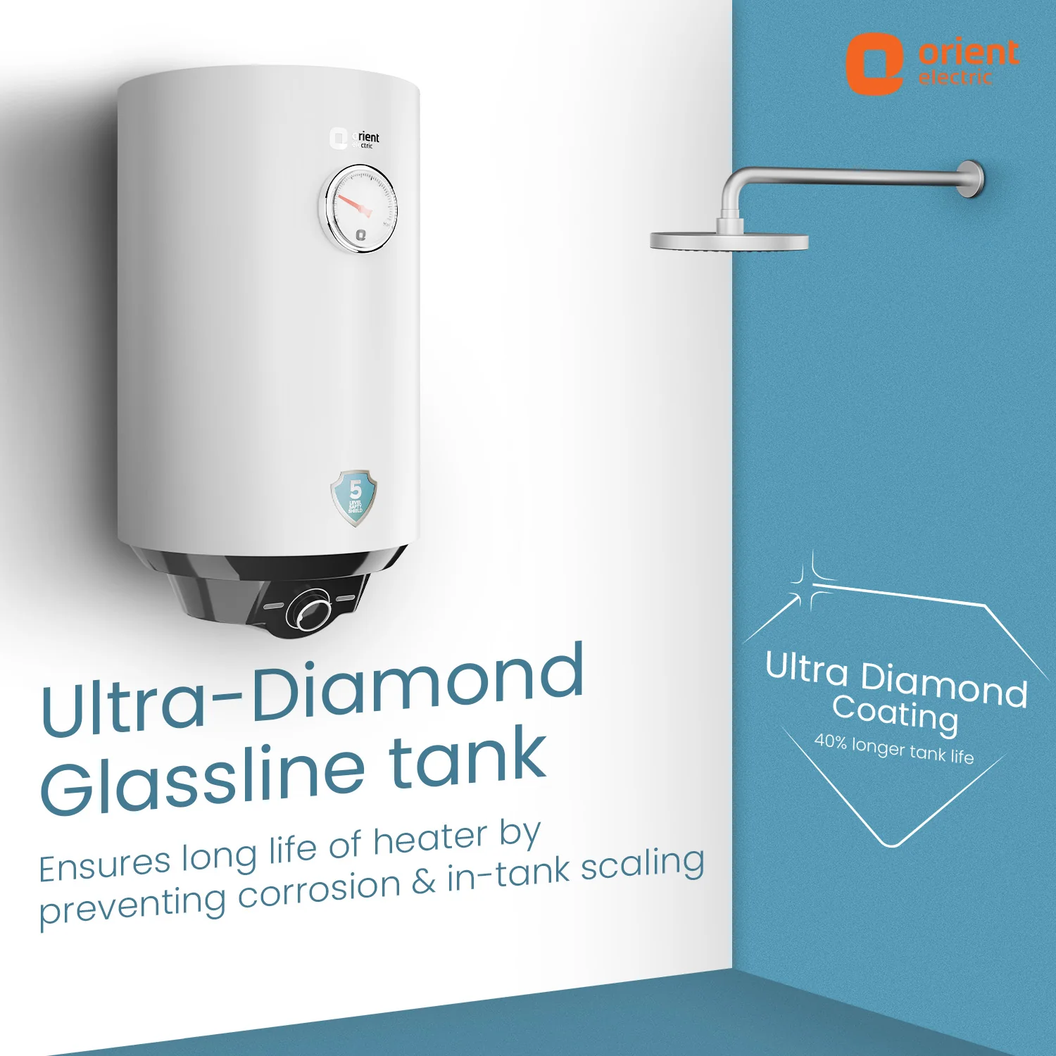 Enamour Classic Neo 5 Star Rated Glassline Tank Storage Water Heater (Geyser) - Image 23
