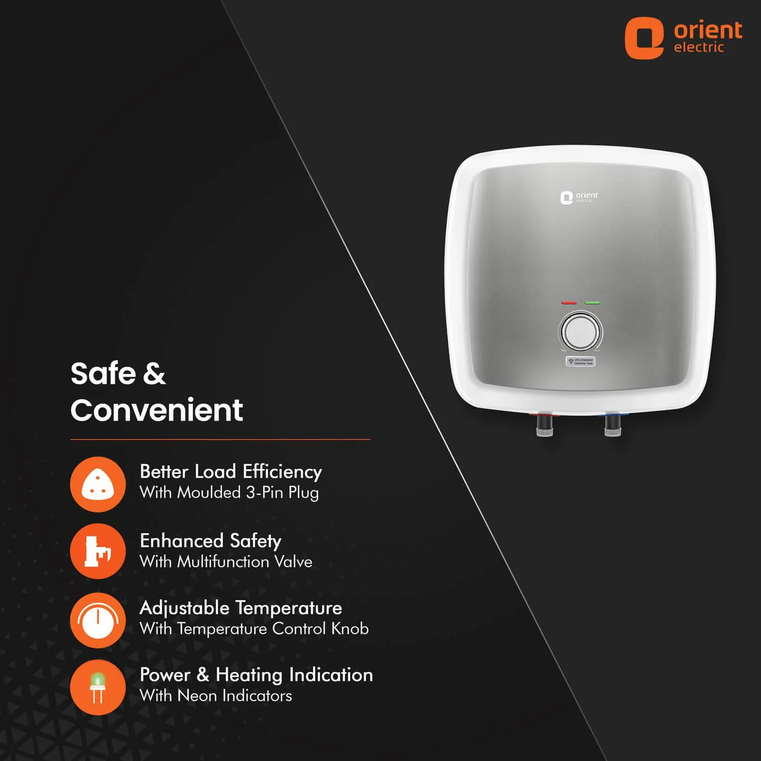 Enamour Prime 5 Star Rated Glassline Tank Storage Water Heater (Geyser) - Image 14