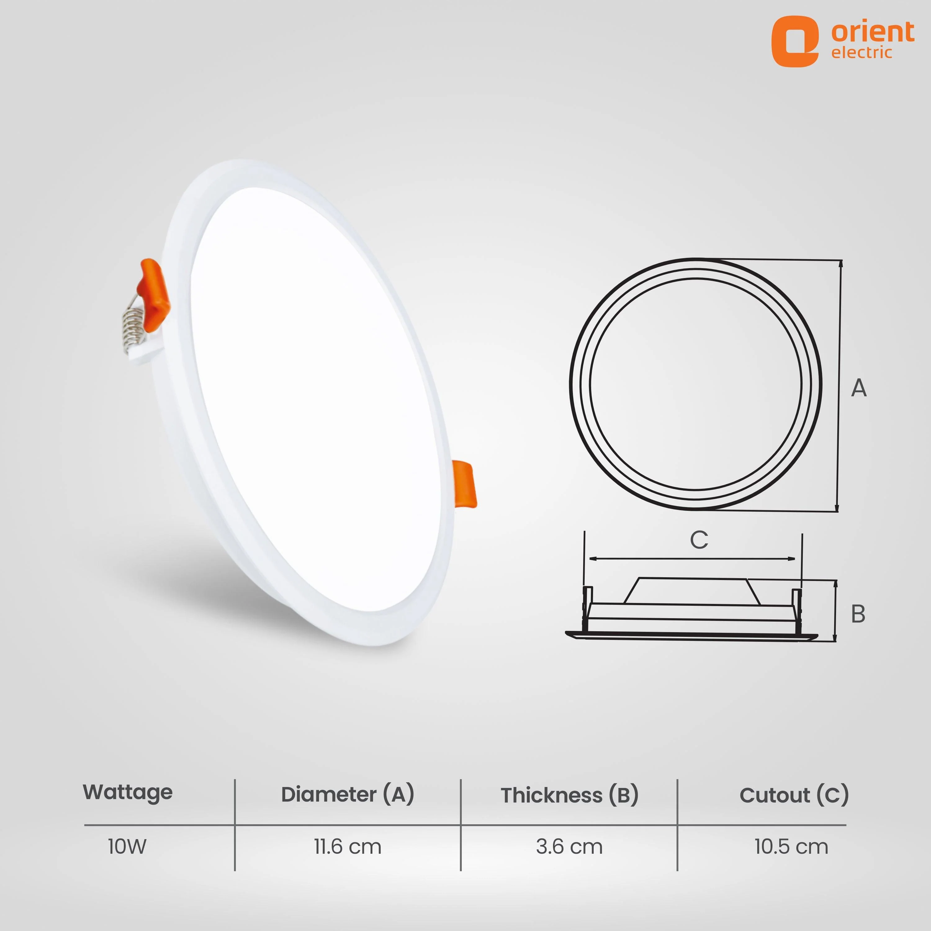 Eternal Backlit LED Recess Panel Round - Image 7