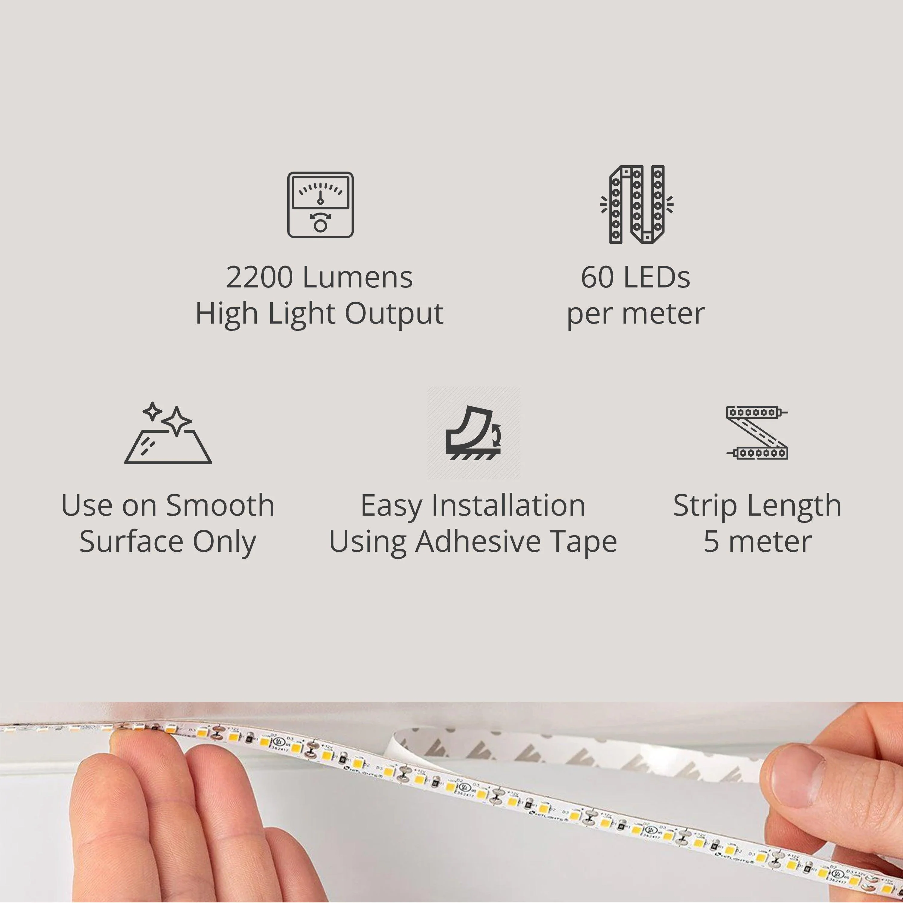Eternal Shine LED Strip Light 60 LEDs - Image 4