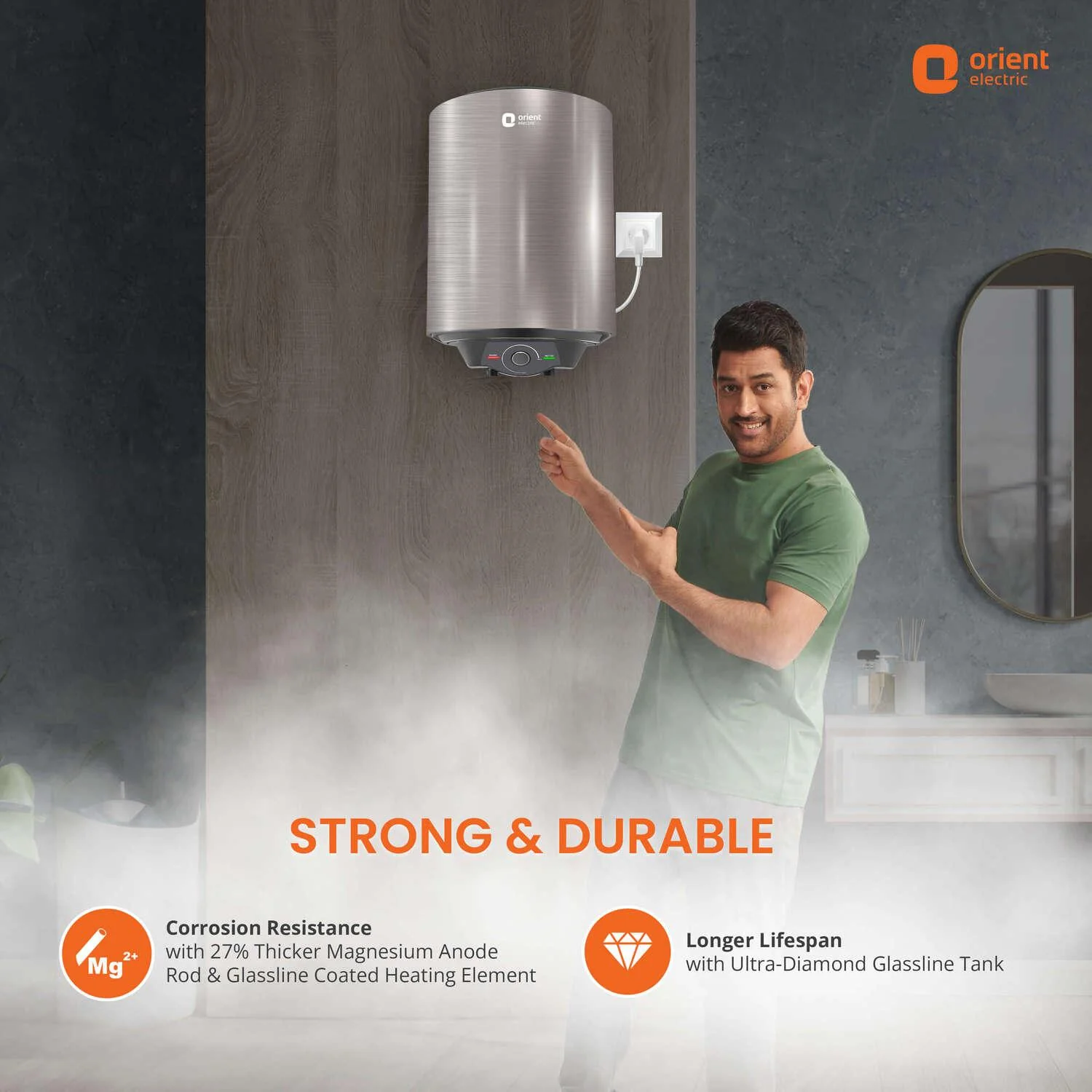 Evapro PC 5-Star Water Heater (Geyser) | Glassline Coated Tank | Suitable for High-rise Buildings | Free Installation - Image 3