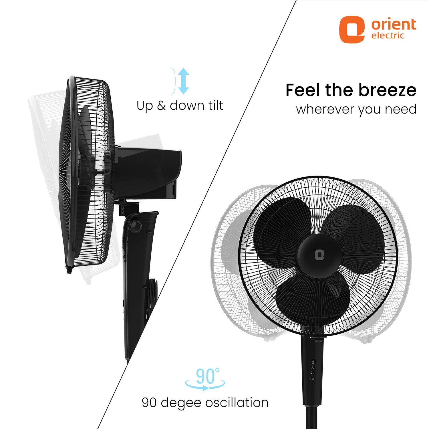Harrier BDLC Stand Fan | 400MM | Remote Based | 2 Year Warranty - Image 8