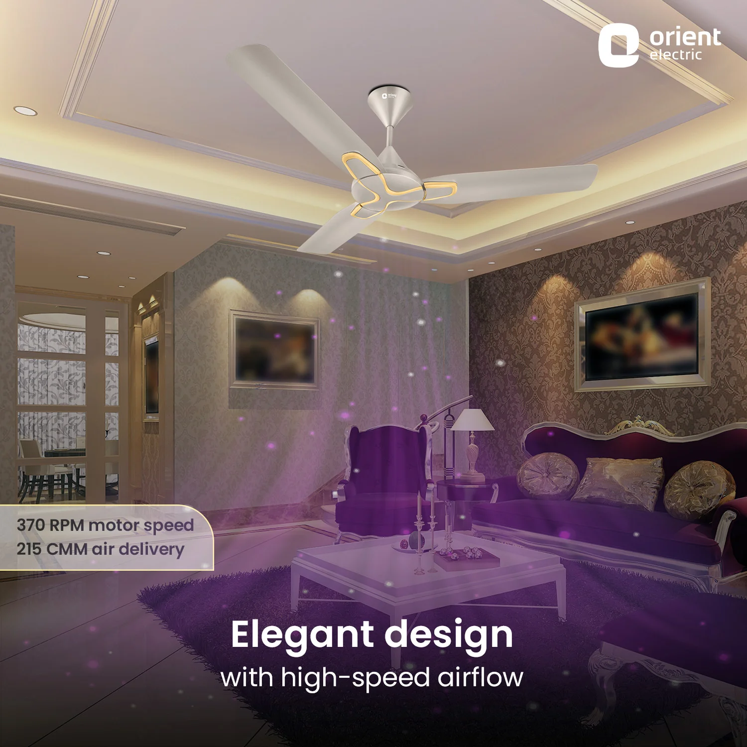 Jazz Decorative Ceiling Fan | 600 MM Ceiling Fan 3 Blade - Image 27