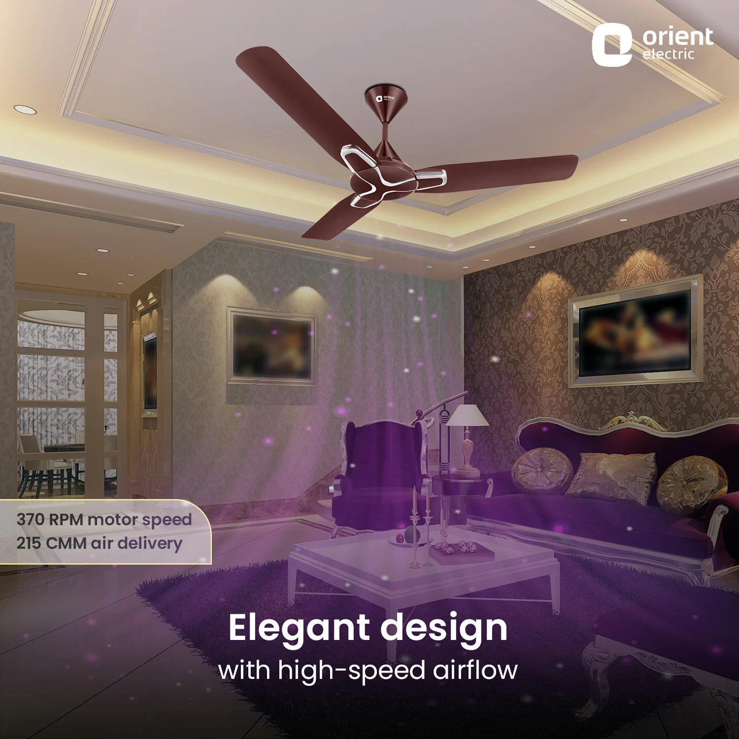 Jazz Decorative Ceiling Fan | 600 MM Ceiling Fan 3 Blade - Image 46
