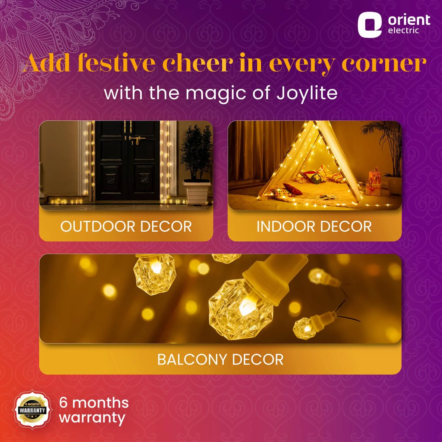 Joylite Crystal LED Curtain Light for Home - Image 5