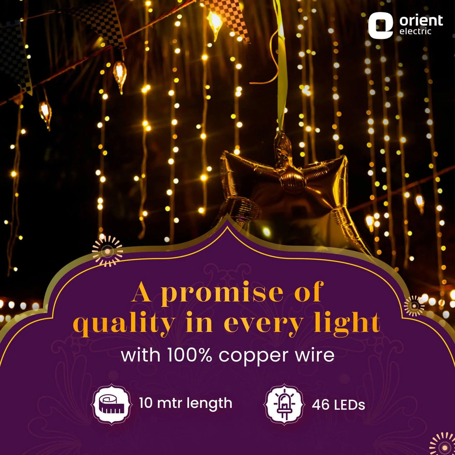 Joylite Rosary 10M LED String Light for Home Decoration - Image 4