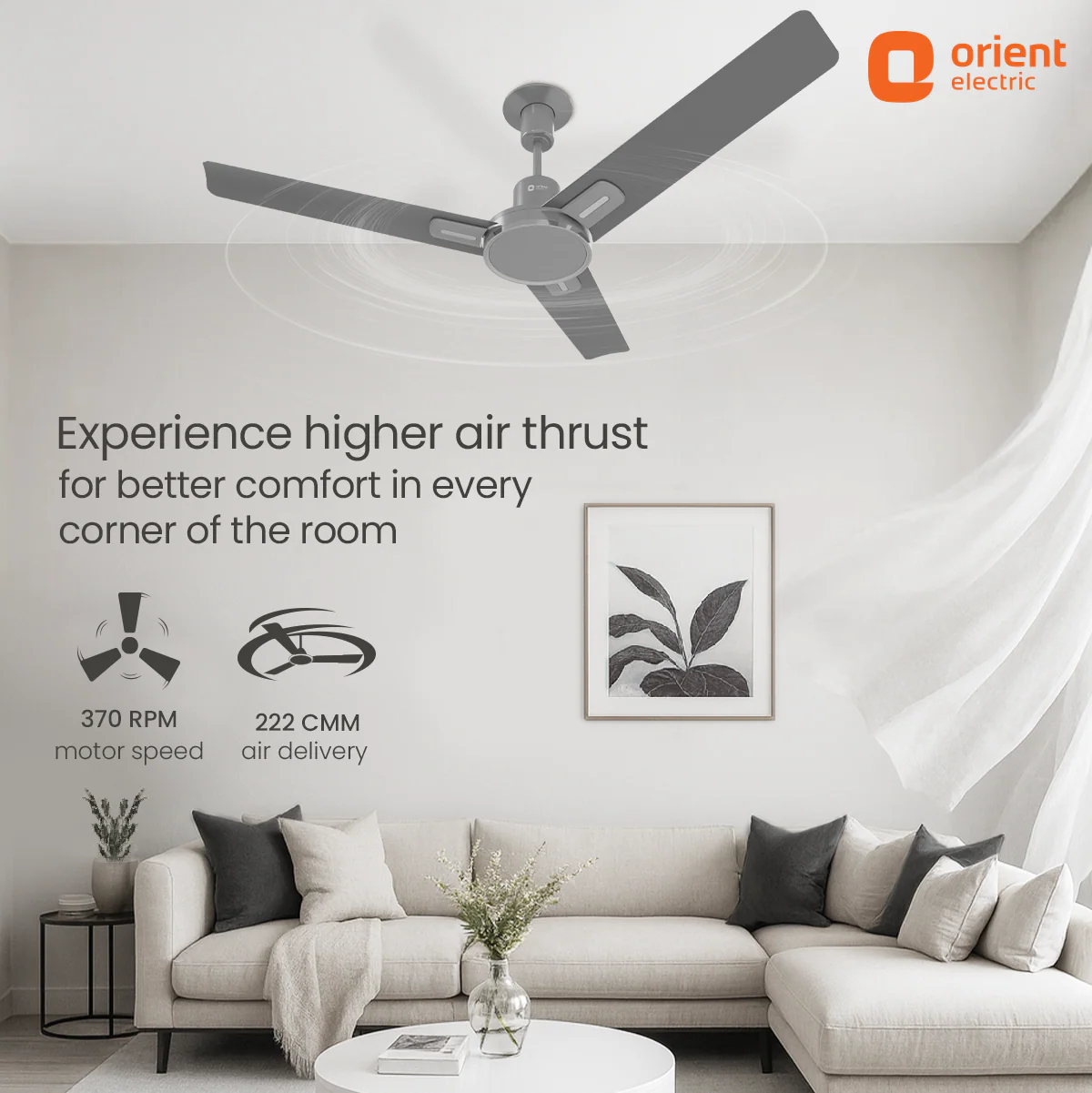 Luna High Speed Decorative Ceiling Fan | 2 Year Warranty - Image 19