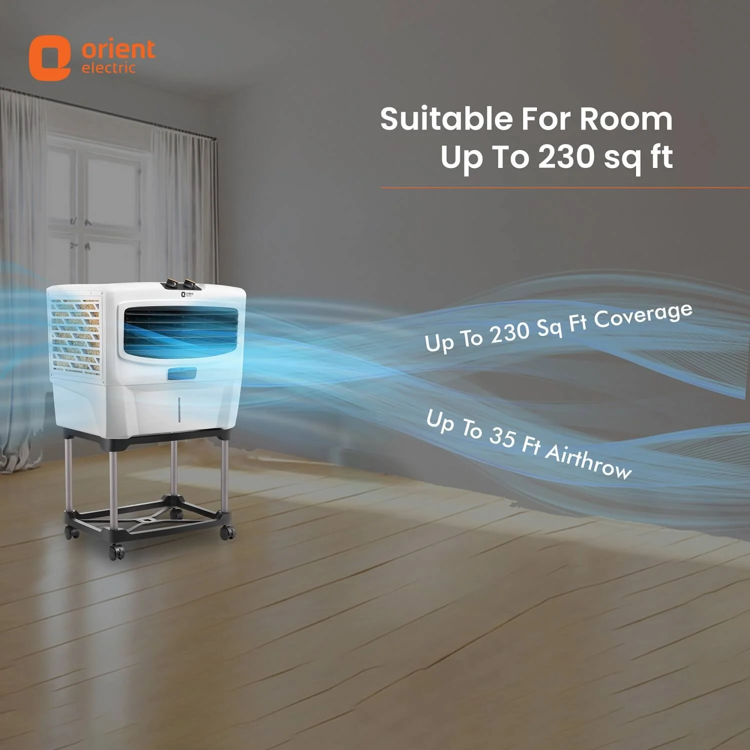 Magicool+ Window 55L Window Air Cooler with Powerful Air Delivery - Image 10