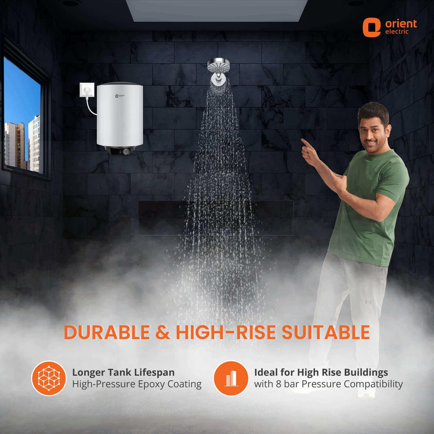 Maverick 5 Star Rated Polymer Coated Tank Water Heater (Geyser) - Image 27