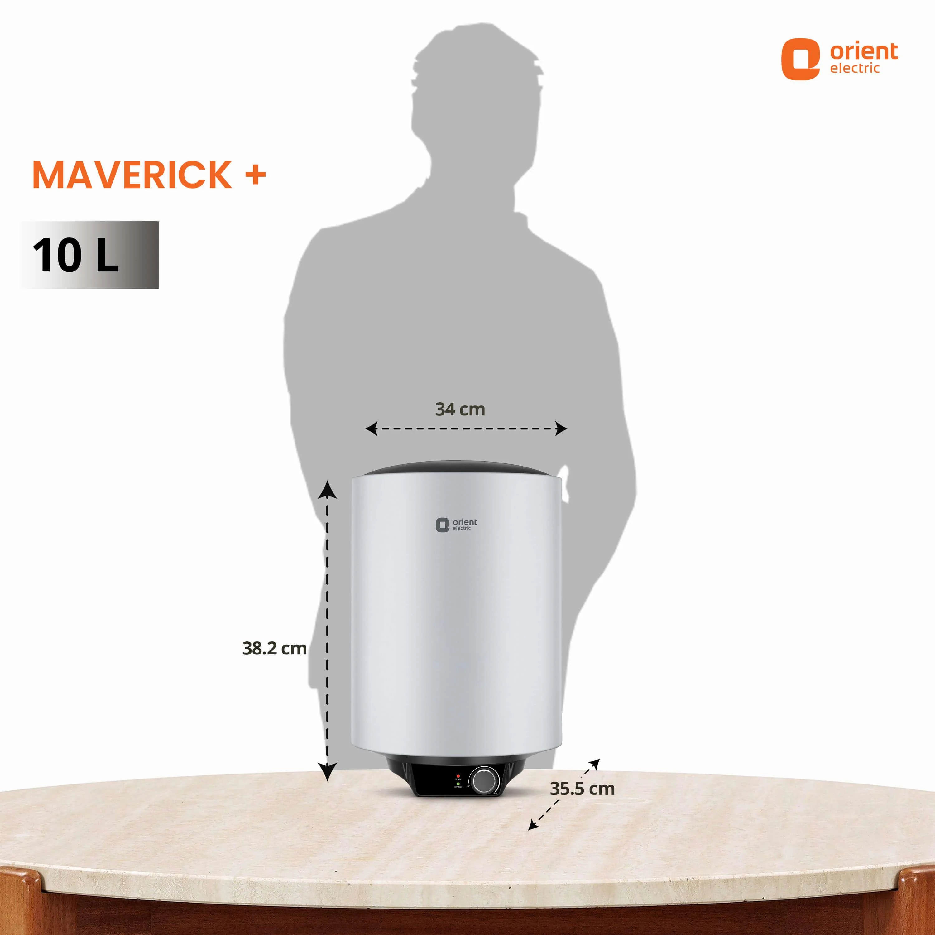 Maverick 5 Star Rated Polymer Coated Tank Water Heater (Geyser) - Image 8