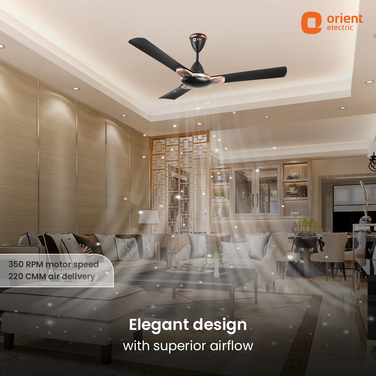 Mozart Nature Designer Ceiling Fan - Image 13