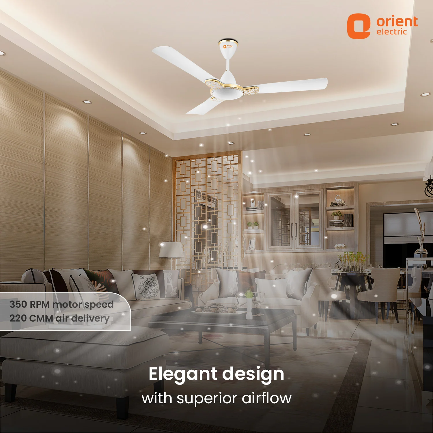 Mozart Nature Designer Ceiling Fan - Image 20