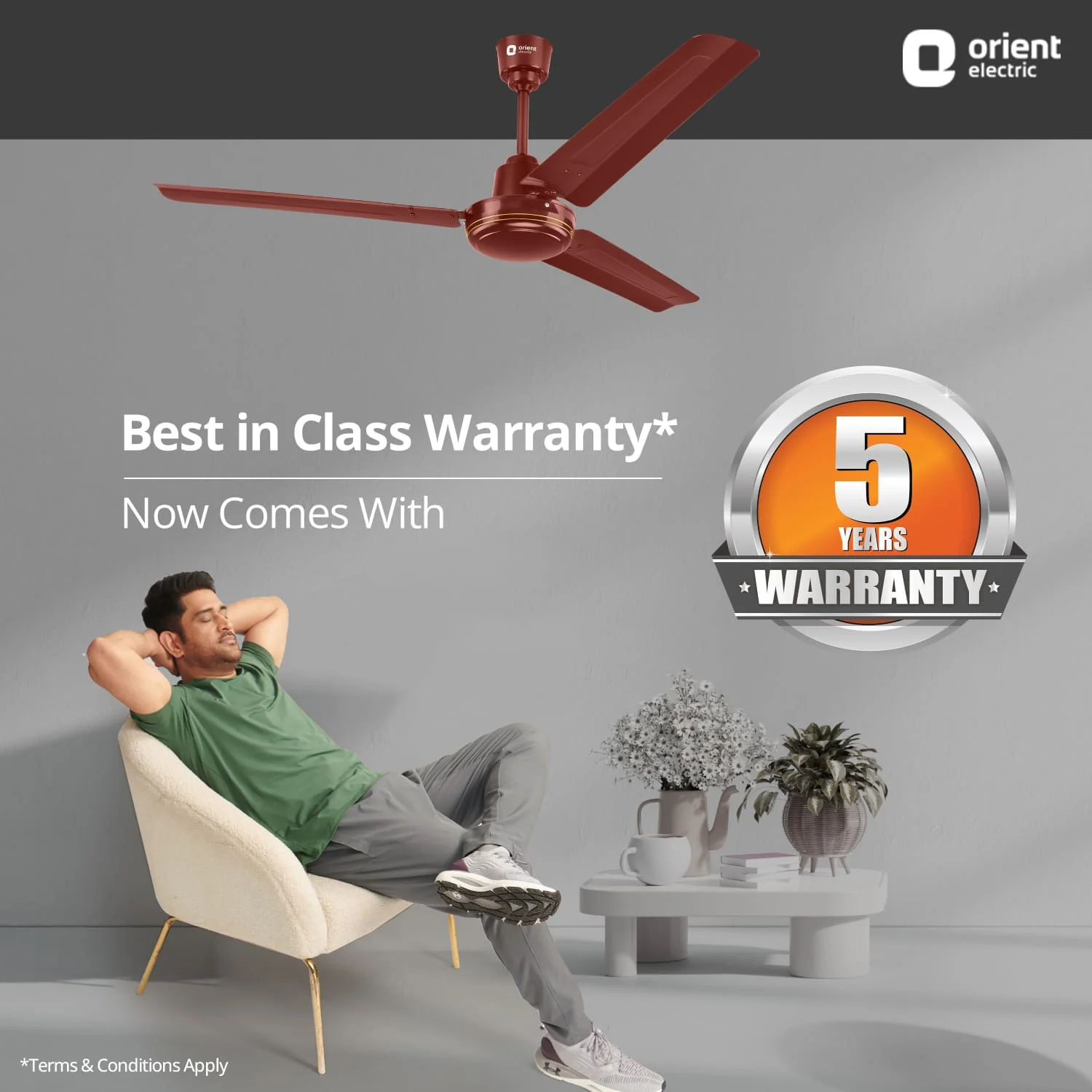 New Breeze High Speed Small Ceiling Fan | 5-Year Warranty - Image 5