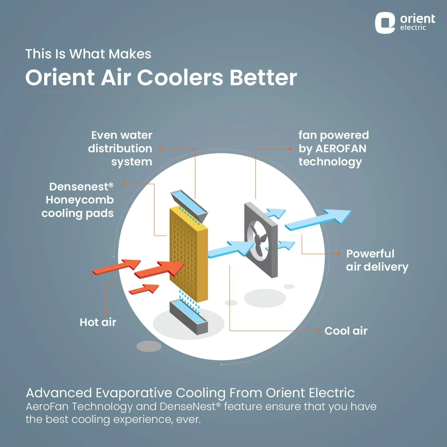 Ocean Air Desert Cooler with Honeycomb Pads - Image 8