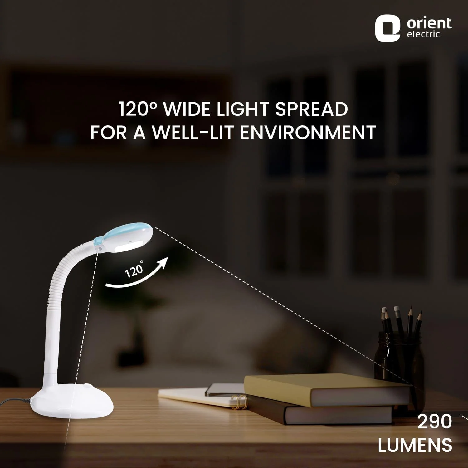 Oval LED Desk Lamp for Study Table - Image 5
