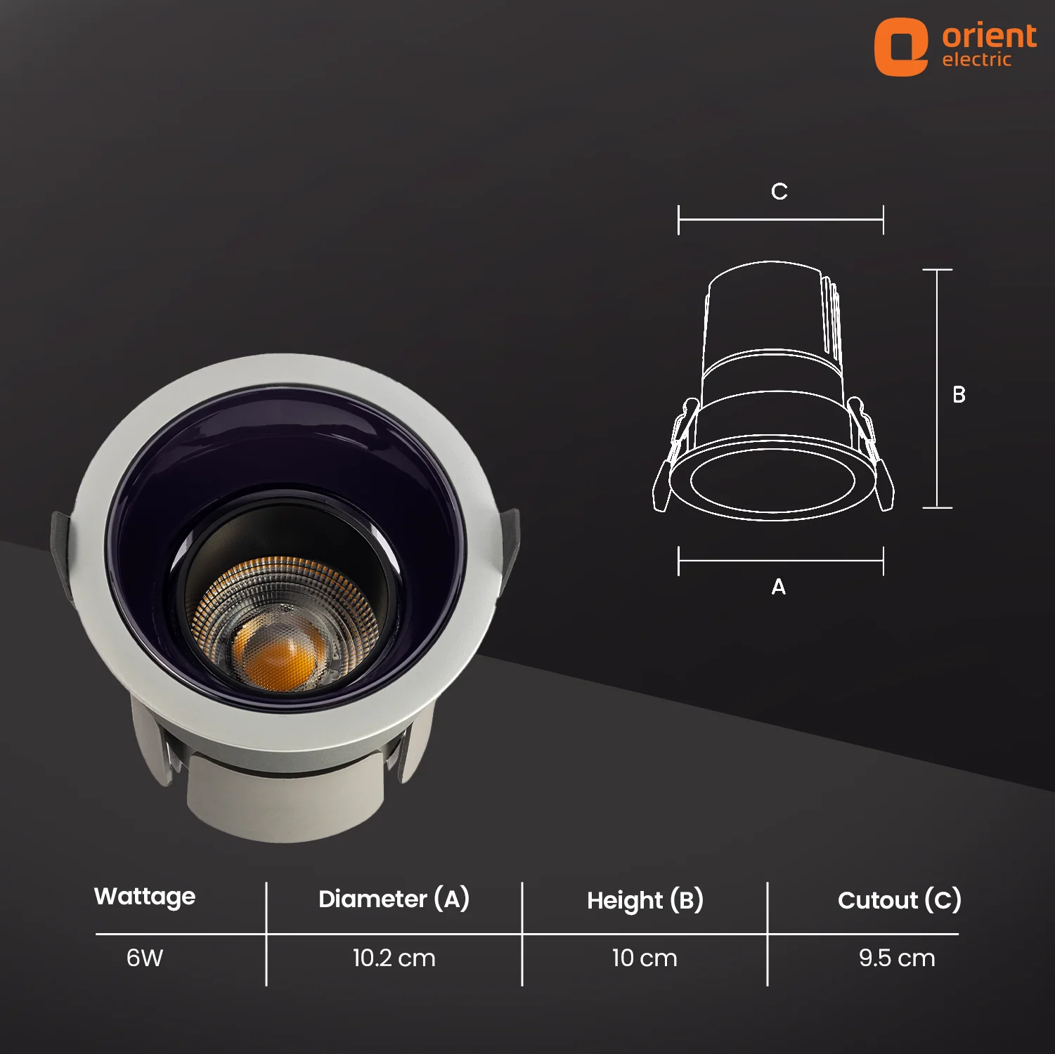 Prism Twist Cob LED Downlighter Round - Image 4