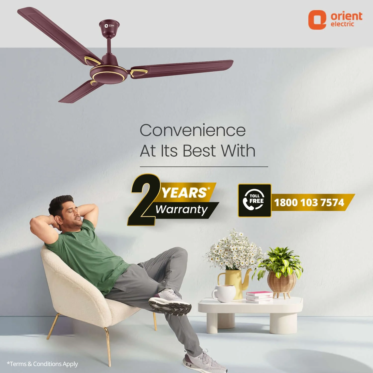Rapid Air Deco High Speed Ceiling Fan - Image 12