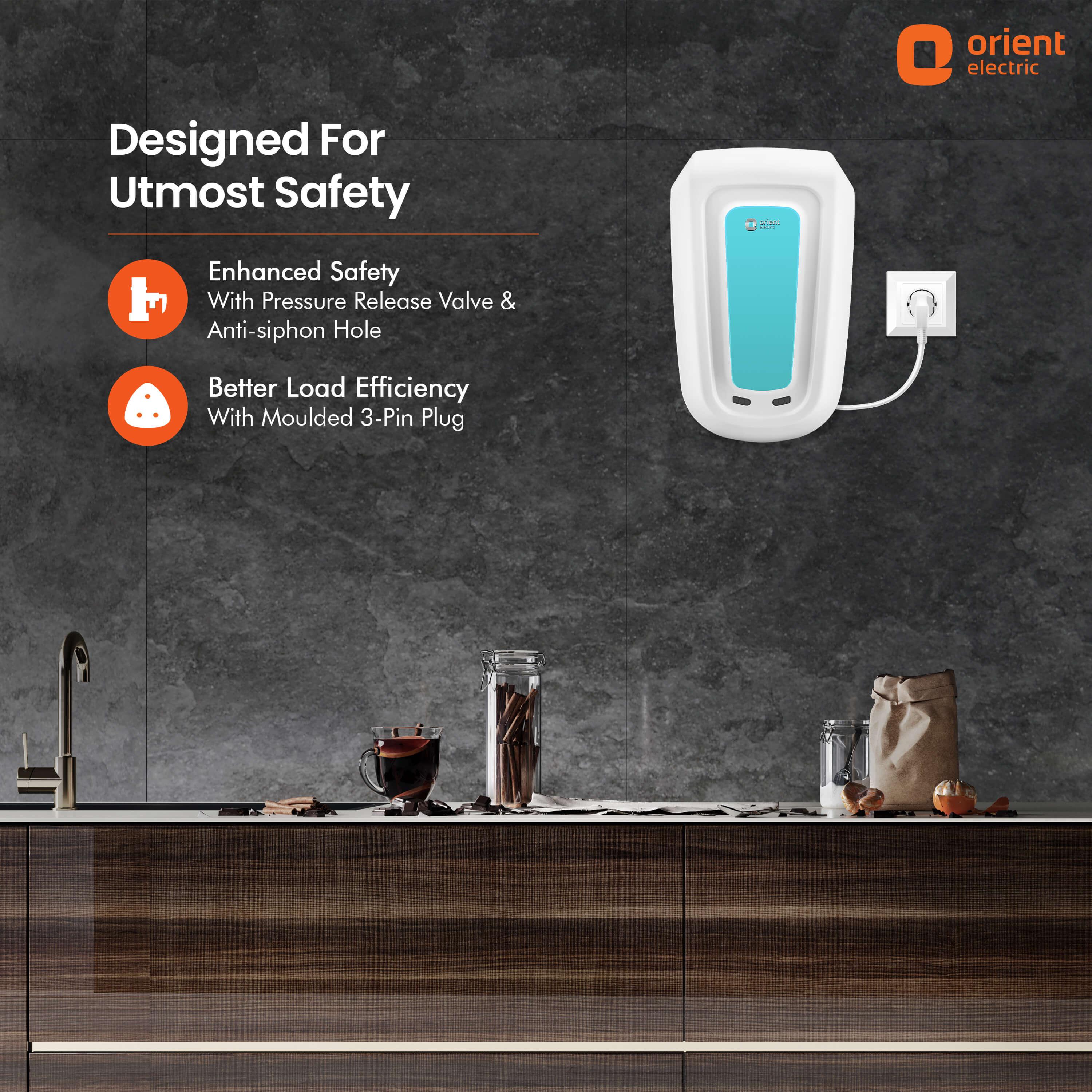 Rapidus 5.5L Instant Water Heater (Geyser) White - Image 4