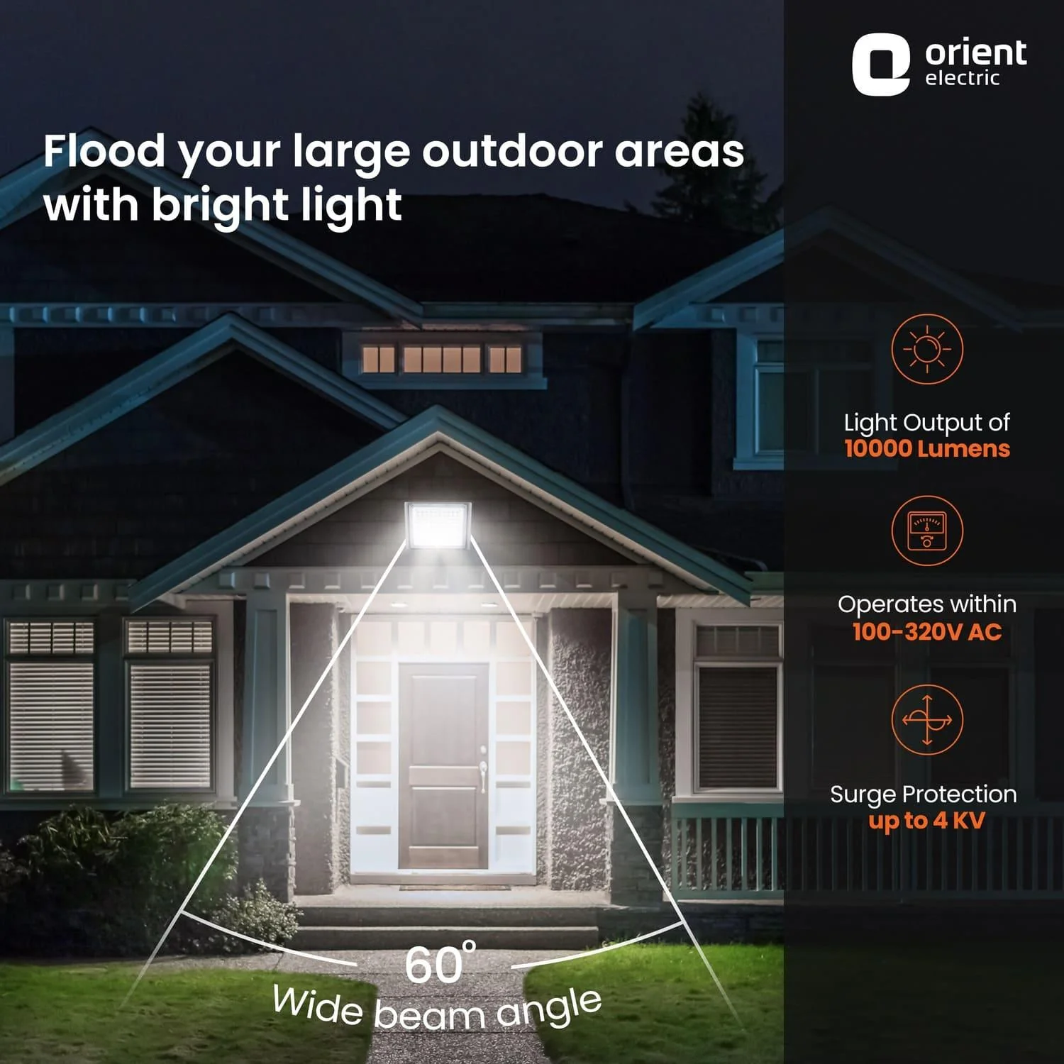 Razor LED Flood Light | IP-65 Weather Resistant | High Voltage Protection | 1-Year Warranty - Image 5