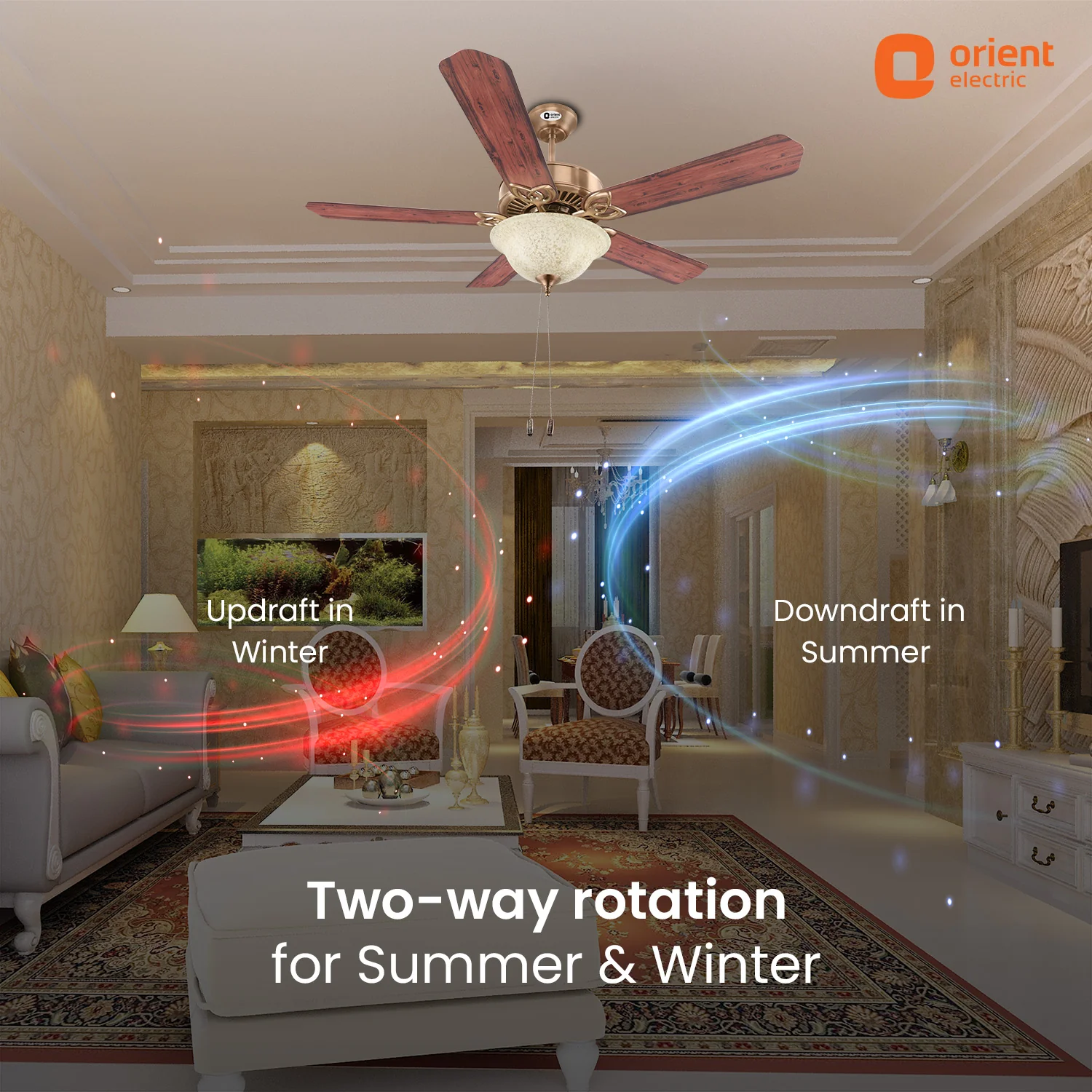 Subaris Solo Underlight Ceiling Fan - Image 11