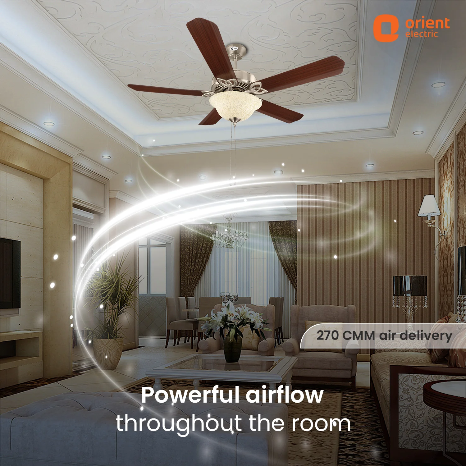 Subaris Solo Underlight Ceiling Fan - Image 4