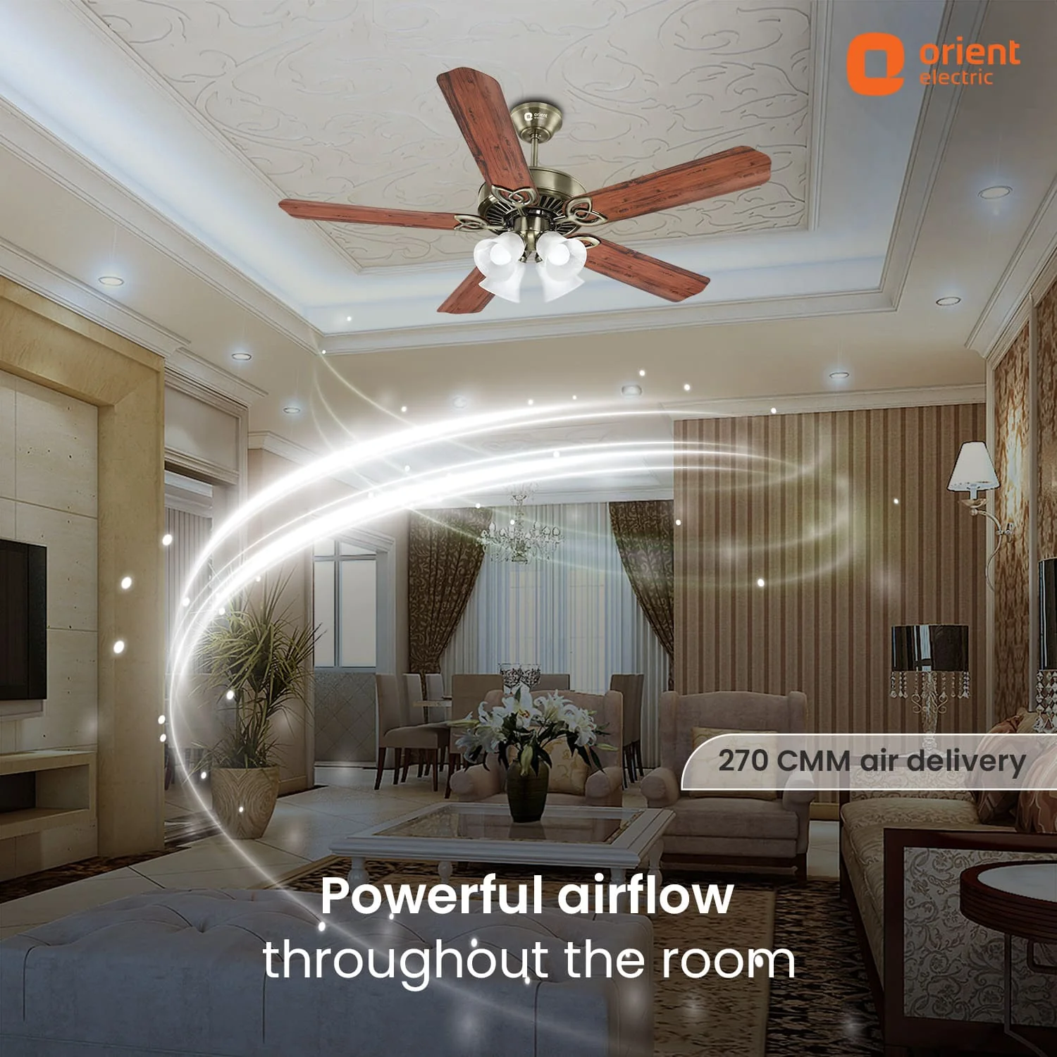 Subaris Underlight Premium Ceiling Fan with Remote | 2-year Warranty - Image 12