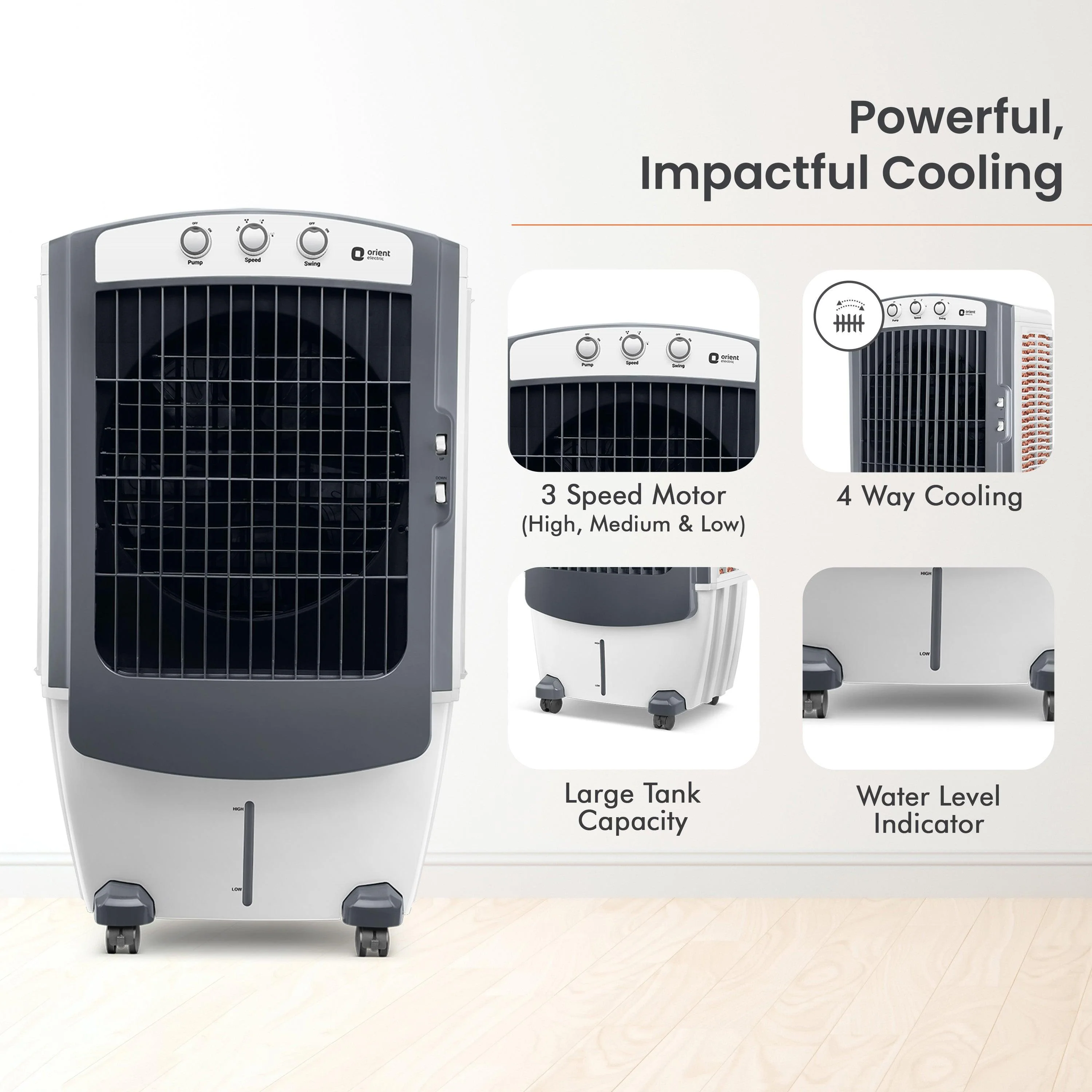 Titan Desert Air Cooler with Honeycomb Pads - Image 6