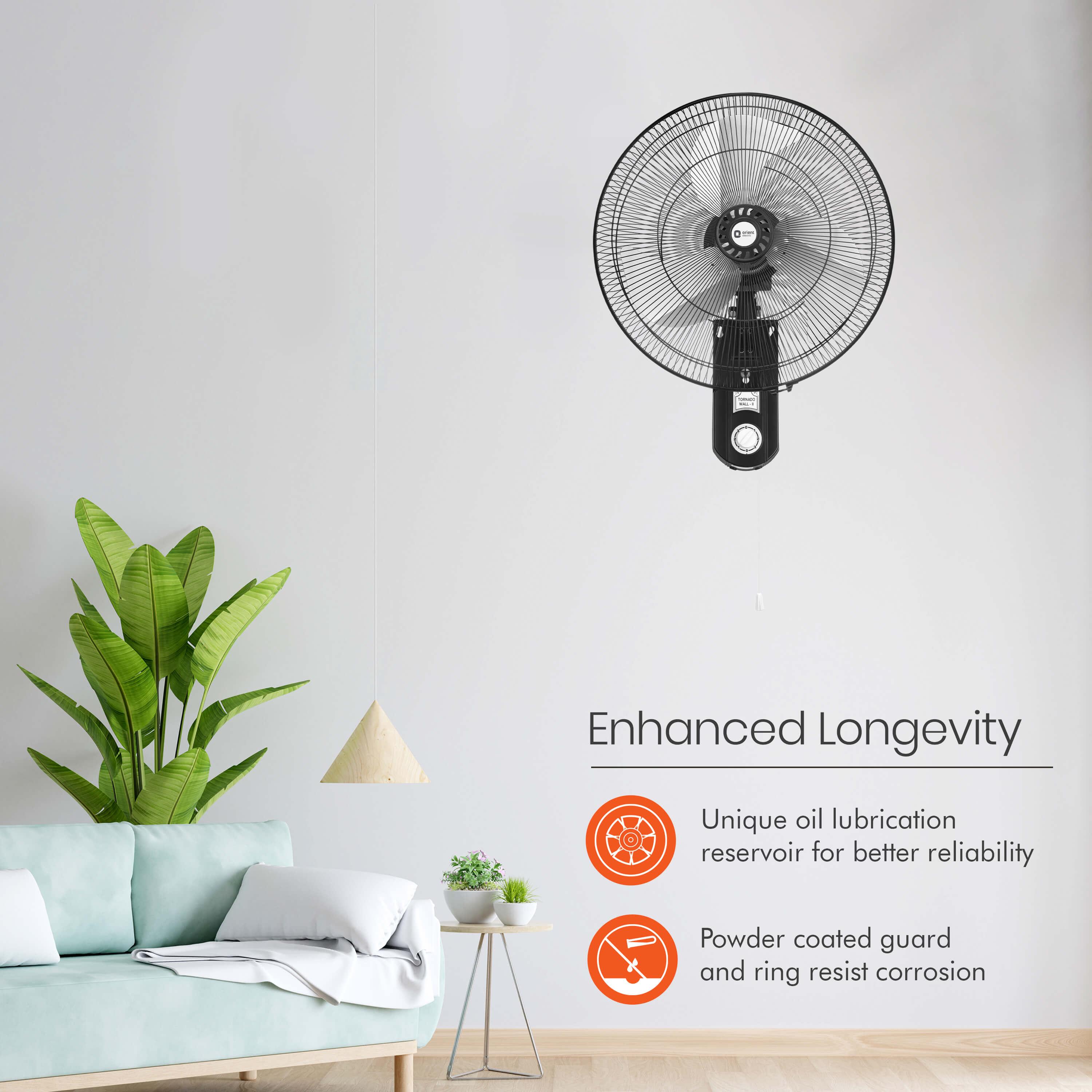 Tornado Wall-II 450mm Wall Fan - Image 3